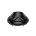 Black textured diffuser on a white background